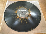 TERASET (NZL) - Burden LP BLACK ORANGE SPLATTER + PATCH + GUITAR PICK