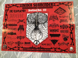BLASPHEMY - 'Camo Never Surrender 2023' 3 x A2 POSTER SET
