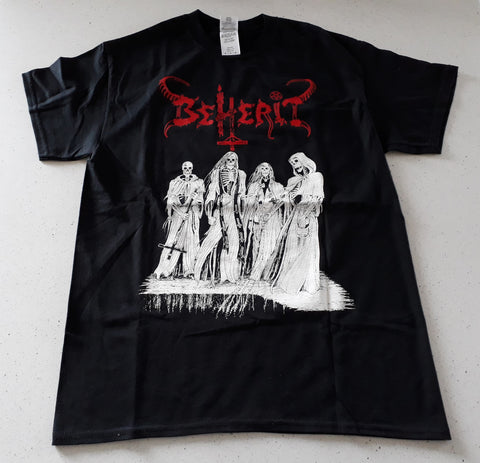 BEHERIT - Satanic Metal Temple T-SHIRT MALE MEDIUM