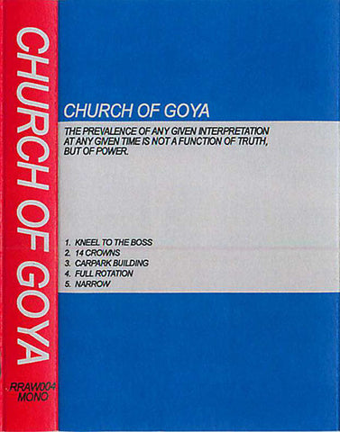 CHURCH OF GOYA (NZ) - EP TAPE [2ND HAND]