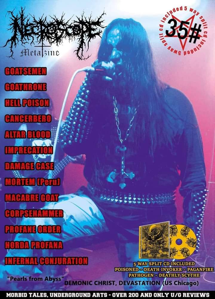 NECROSCOPE METALZINE #35 + CD