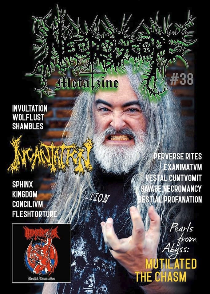 NECROSCOPE METALZINE #38 + HEXENALTAR (POL) 'Bestial Damnation' CD
