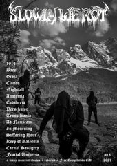 SLOWLY WE ROT Zine #18 + CD