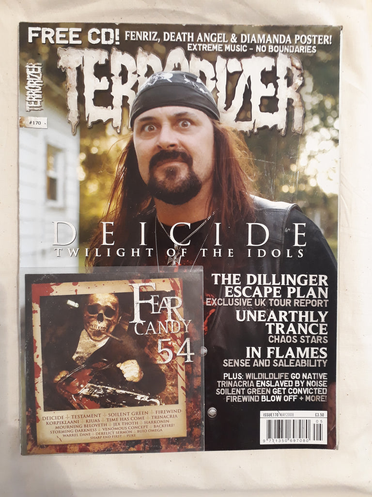 TERRORIZER #170 + Fear Candy 54 CD compilation [2ND HAND]